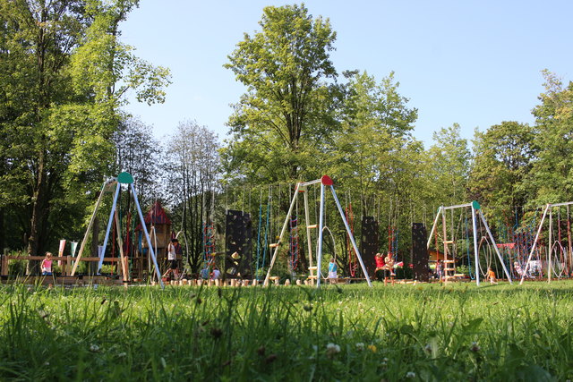 Motorikpark im Naherholungsgebiet in Braunau