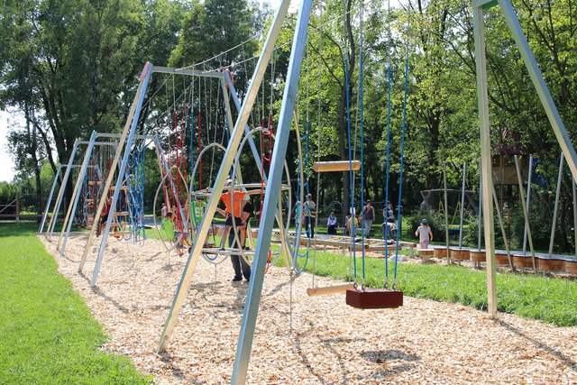Motorikpark im Naherholungsgebiet in Braunau