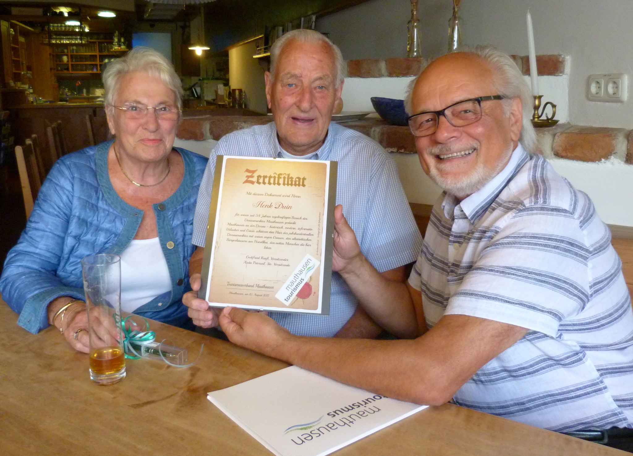 Im Tourismusverband Mauthausen steht heuer neben zahlreichen Daraus entwickelte sich so etwas wie eine kleine grenzberschreitende Bekanntschaft. Tourismusverband Mauthausen in Perg - Thema auf