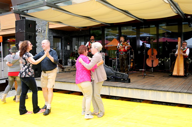 Die "Ursprung Buam", sorgten für super Stimmung.