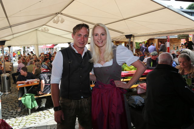 Rattensperger Toni OK Obmann und Marina Schwab vom TVB Zell am See- Kaprun.