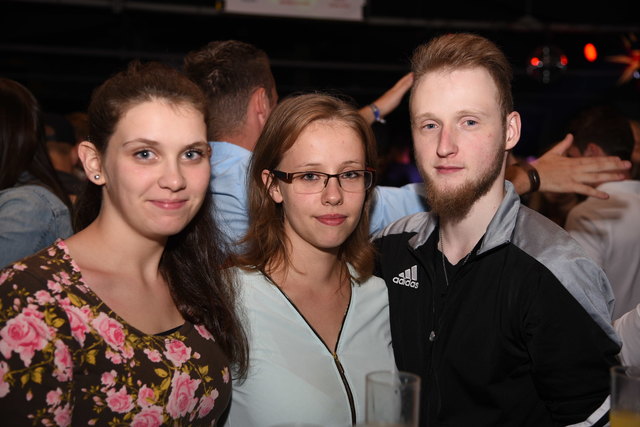 Melanie, Christina und Daniel waren ebenfalls am Zeltfest anzutreffen.