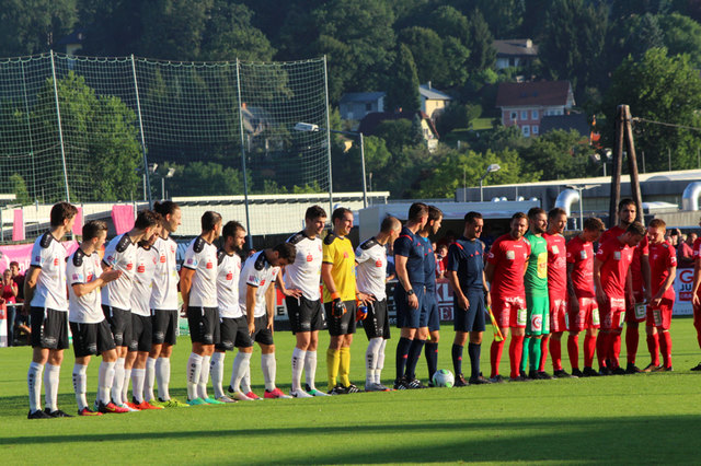 Vor rund 1.600 Zuschauern in der Sparkassen Arena siegte der ASK Voitsberg mit 2:0 gegen den GAK. | Foto: Cescutti