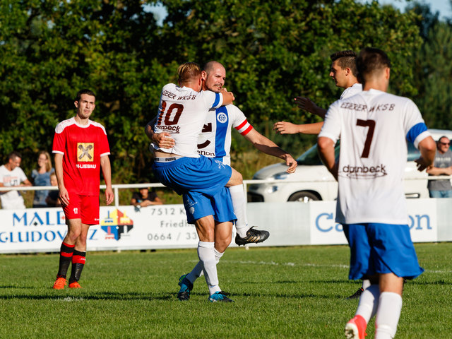 Richard Jenisch erzielte das 2:1 für Güttenbach gegen Minihof-Liebau. | Foto: David Marousek