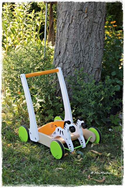Das Fortbewegungsmittel von unseren Zwillingen abwechselnd mit dem Zwillings-Zebra zu fahren:-)