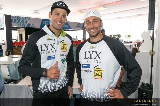 Zufrieden mit dem Erreichen des Semifinales: Christoph Dressler (li.) und Tommy Kunert | Foto: Leadersnet