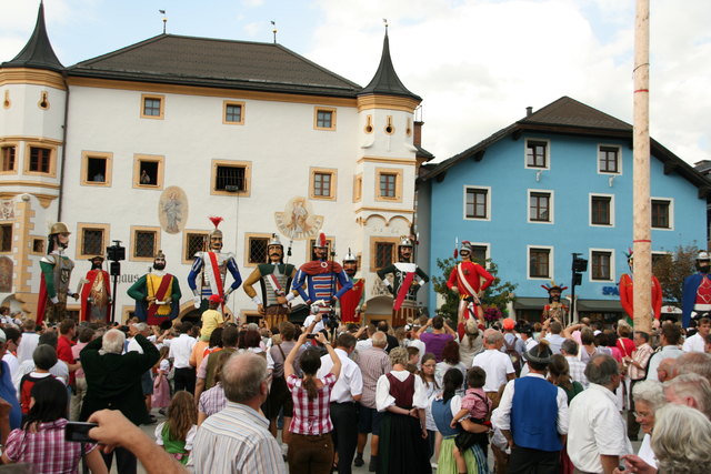 Die Lungauer Samsone beim Fest der Lungauer Volkskultur im Jahre 2011 in Tamsweg. | Foto: Peter J. Wieland