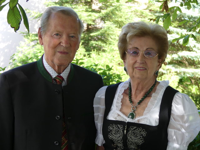 Alois und Ida Rechberger feierten ihre Diamantene Hochzeit im Familienkreis