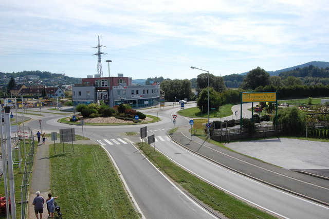 Der Kastner-Kreisverkehr bekommt ab Montag, 21. August, einen Bypass. | Foto: FA 16, Land Steiermark