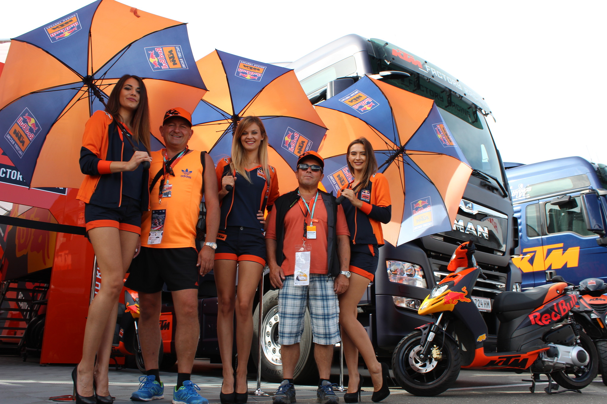 Beim MotoGP in Spielberg mit KTM in der Box
