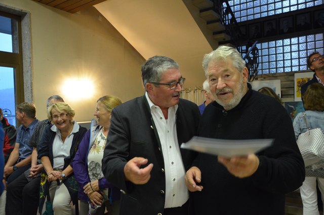 Eröffnung mit Ino Bodner und Gerhart Weihs