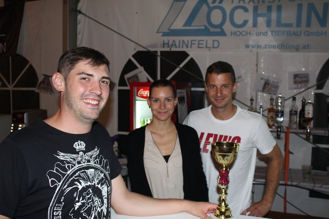 Stimmung: Robert Hochecker, Christina Gehrer und Marco Necina.