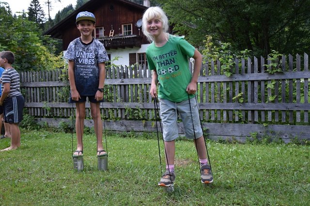 Bei der Schützgesellschaft in der Langau kamen die Gaminger Kinder voll auf ihre Kosten. | Foto: privat