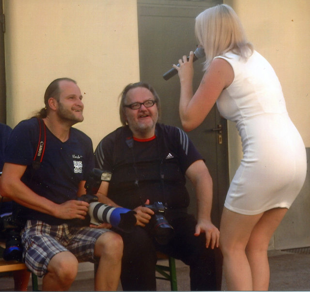 Robert Kaufmann (Blende17), Roland Pössenbacher und Pia Vanelly