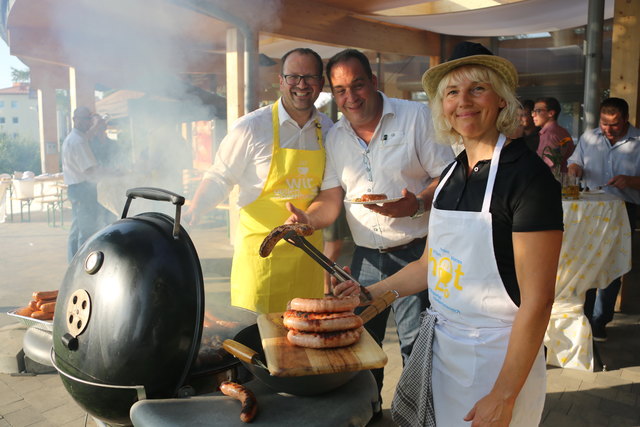 Bernhard Ebner, Christoph Trampler und Christa Eppensteiner. | Foto: ÖVP Bezirk Scheibbs