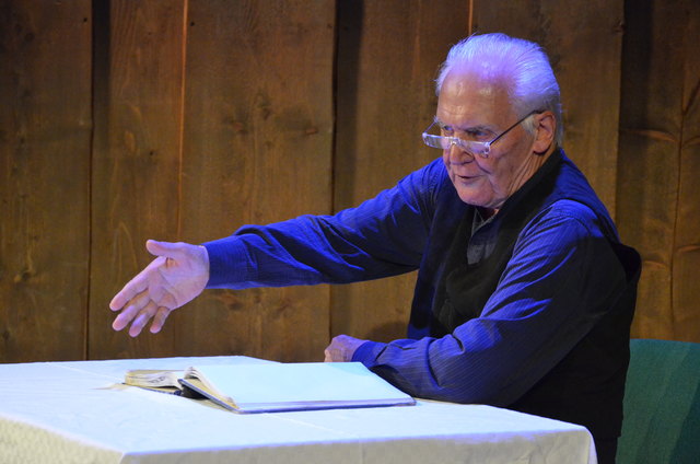 Wolfgang Hübsch drehte am „Rad der Geschichte“ Telfs