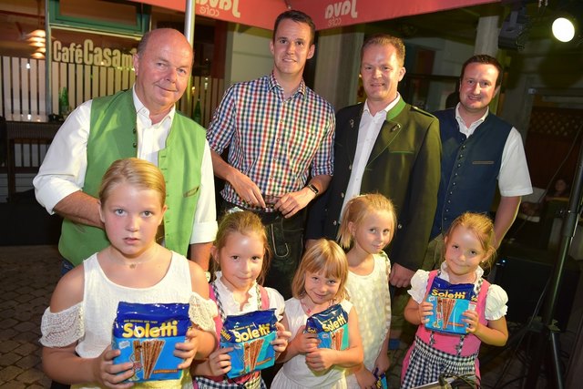 Unterhielten sich prächtig: Franz Halbedl, Stefan Hermann, Walter Rauch, Herbert Kober (v.l.). | Foto: KK