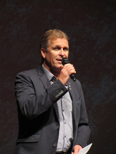 Martin Ebster eröffnete das Filmfest in St. Anton.