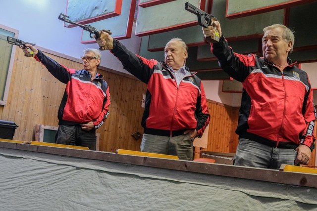 Das KSV-Trio Pucher, Steinbrückner und Pfeffer. | Foto: Foto: KSV Schützenverein