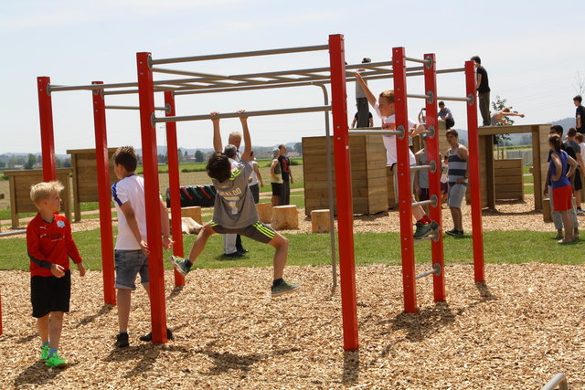 Aktive Kinder auf Spielplätzen: Ein Trinkbrunnen soll her. | Foto: Edith Ertl