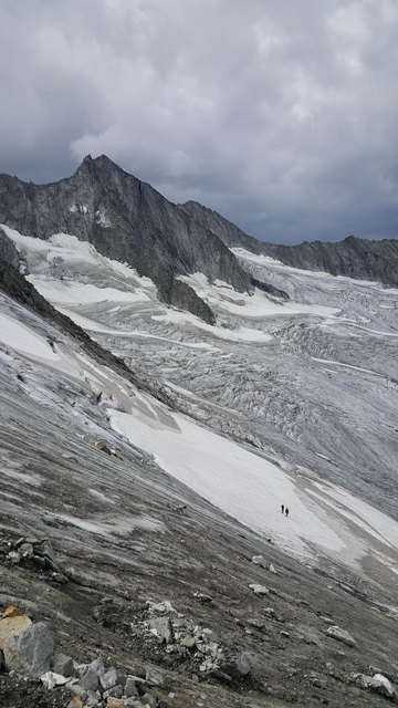 Das Gelände am Unglückort ist 40 Grad steil. | Foto: Bergrettung Krimml