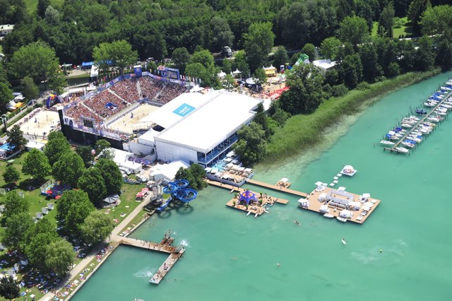 Keine Beachvolleyball-Arena mehr am Wörthersee in Klagenfurt | Foto: ACTS