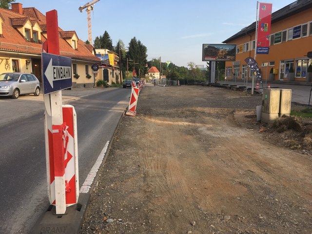 Zugangsproblematik: Stadteinwärts kann man ohne Sperre fahren, Probleme gibt es aber auf der Umleitungsstrecke stadtauswärts. | Foto: KK