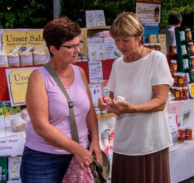 Marie Felbermair aus Kirchdorf (li.) mit Karoline Postlmayr