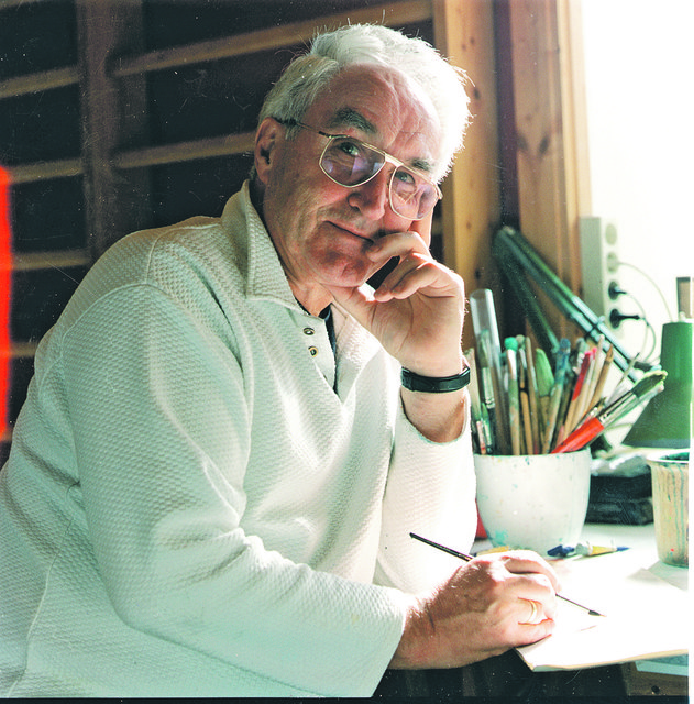Josef Kurt Stromberger an seinem Arbeitsplatz. | Foto: KK
