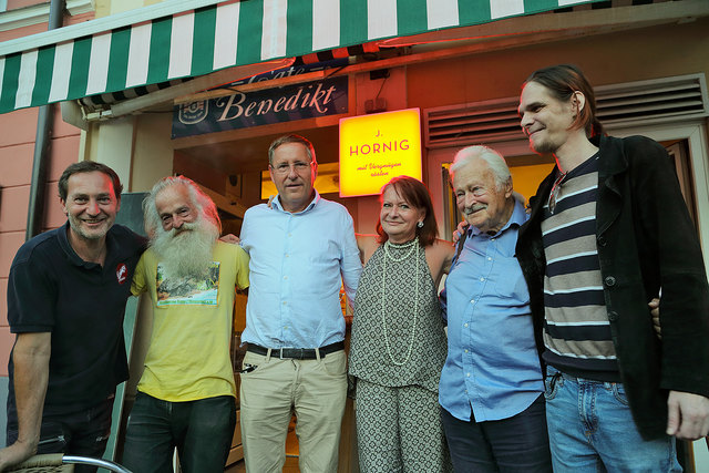 Manfred Schein, Centauri Alpha, Dr. Andreas Skorianz, Elisabeth Engleitner, Ing. Walter Wrana und Andreas Papesch