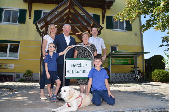 Eine gastronomisch versierte Familie: Katalin, Alfred, Theresia und Heinz Luisser (von links) mit den Kindern Benjamin und David.