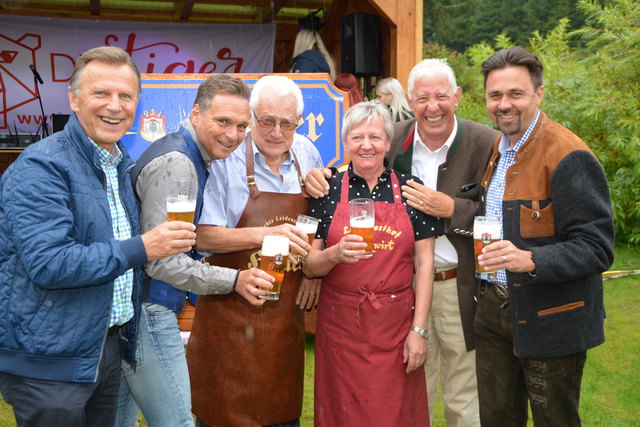 Johann Roblek, Hermann Schnitzler, Norbert Schieder, Irmgard Liebetegger, Karl Petritz und Dietmar Rauter