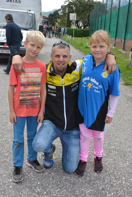 Manuel mit Tobias und Selina