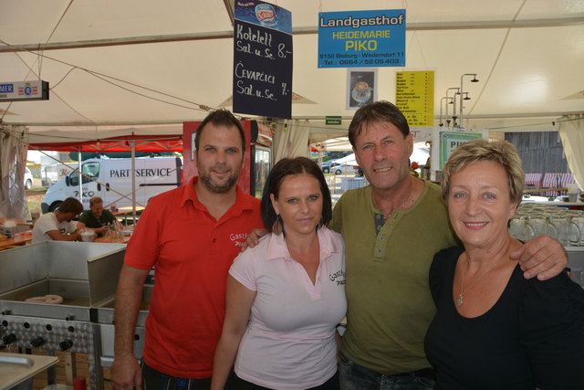 Patrick, Heide, Hans Piko und Steffi