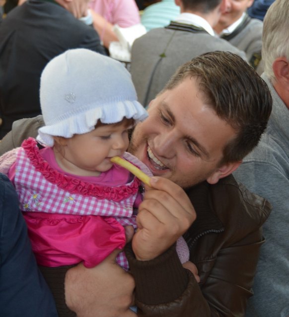 Onkel Florian mit Lara