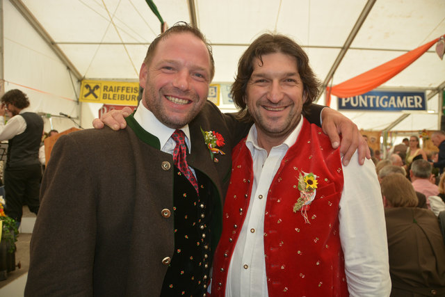 Vizebürgermeister Daniel Wriessnig, Bratwurstkönig Wolfgang Stefitz