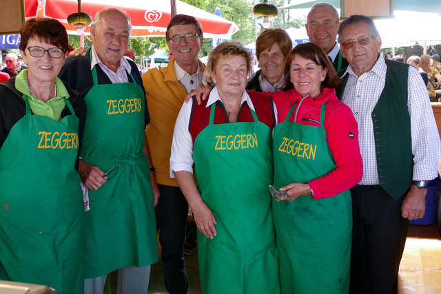 Seniorenbund Obmann Franz Kremser mit seinem Team