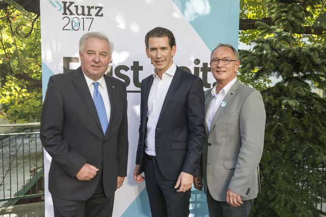 Einigkeit: Schützenhöfer, Kurz, Eisel-Eiselsberg | Foto: STVP/Foto Fischer