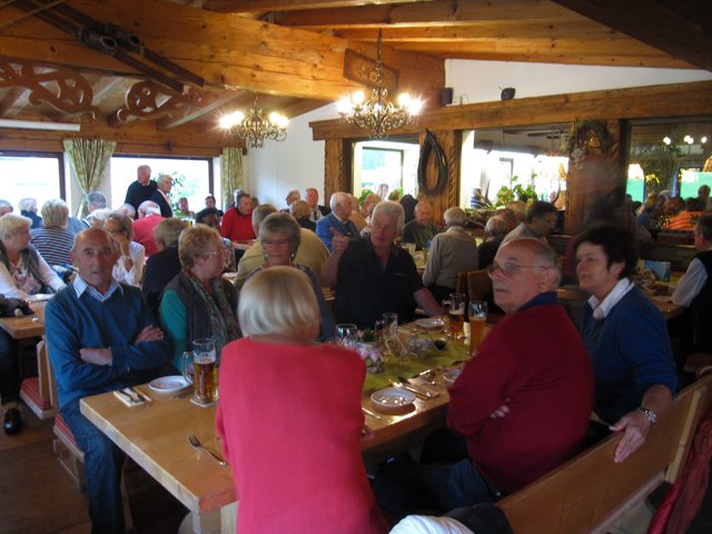 Zum Mittagessen im "buach.blick"