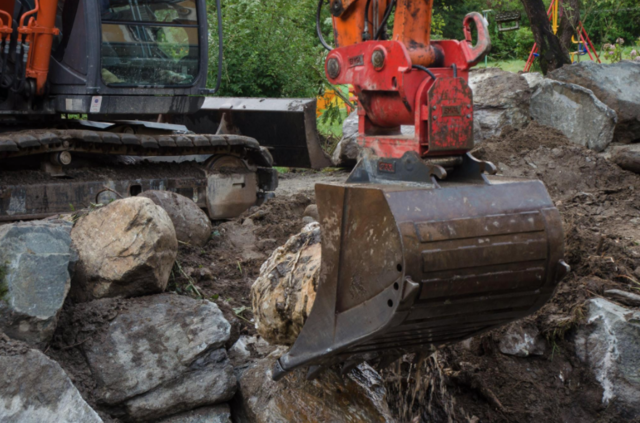 Um 50.000 Euro wird der Afritz Bach/Treffnerbach derzeit sicherer gemacht. | Foto: Andreas Fillei