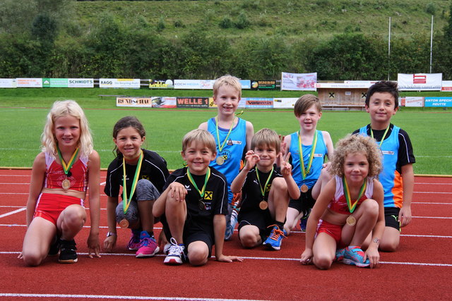 Der Leichtathletik-Nachwuchs aus Reutte zeigte in Bad Kohlgrub groß auf. | Foto: SV Reutte