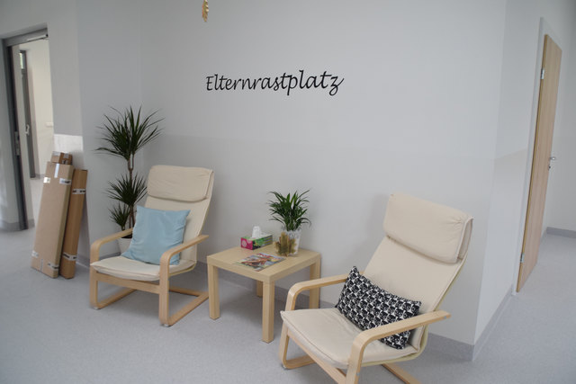 Alles ist offen, hell und freundlich gestaltet.