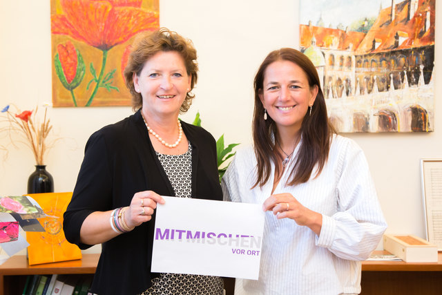 Großer Zulauf: Bildungslandesrätin Ursula Lackner (l.) und Daniela Köck freuen sich über den Erfolg von "Mitmischen vor Ort". | Foto: geopho.com