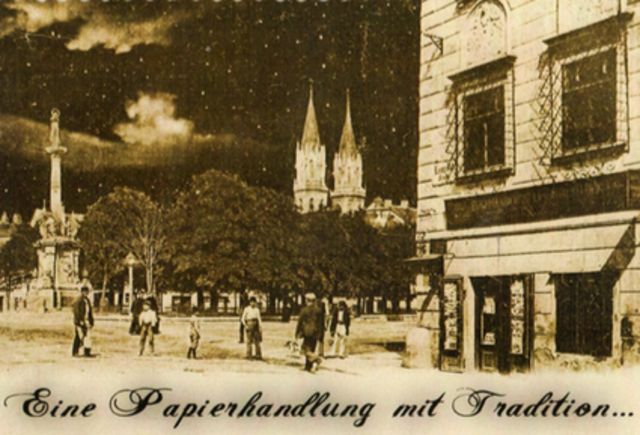 Die Papierhandlung Gerencser kann auf eine lange Tradition am Klosterneuburger Rathausplatz zurückblicken. | Foto: Gerencser