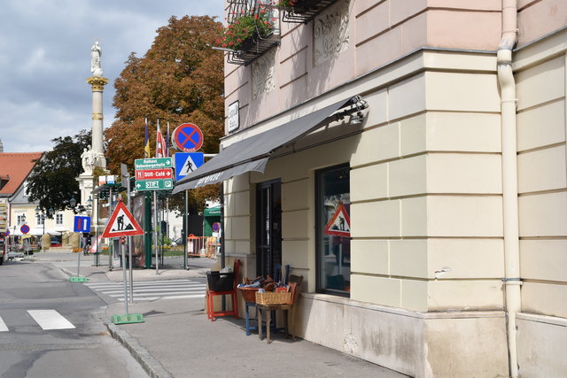 Bis Ende Oktober hat das Geschäft im Rathaus, Ecke Leopoldstraße noch geöffnet.