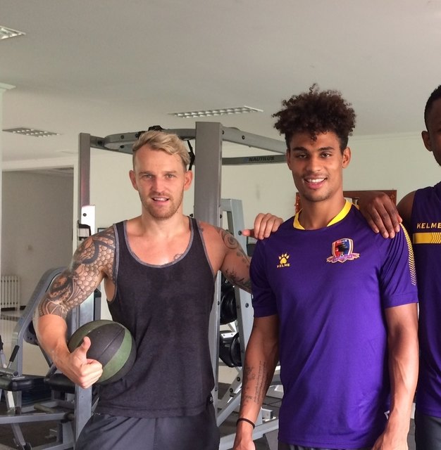 Markus Felfernig und Rubin Okotie. | Foto: Felfernig