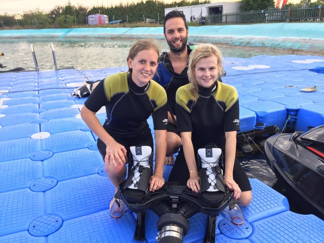 Das Flyboard überzeugte die Actionliebhaber am meisten. | Foto: Nim