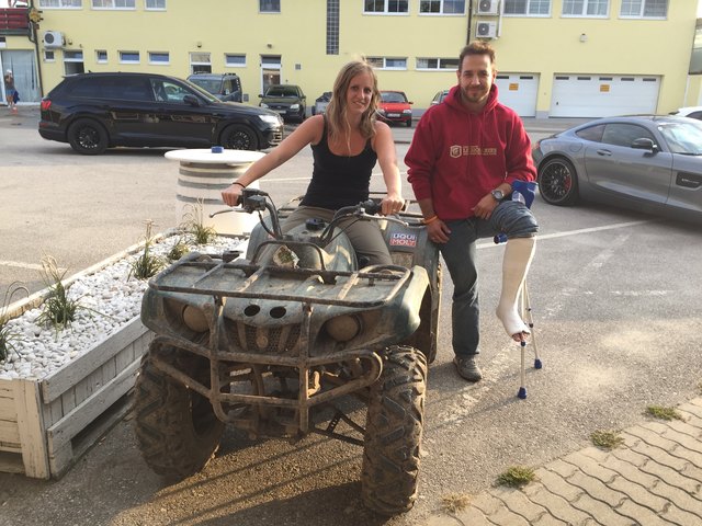 Gewinnerin Jennifer Steger und Florian Schaller genossen den Tag. | Foto: Nim