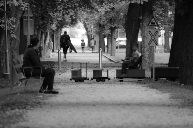 da tuckert so manches durch die Parkanlagen des LKH Graz Süd West