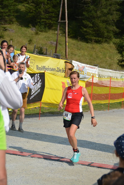 Claudia Wimmer - schnellste Dame über 11,4 km